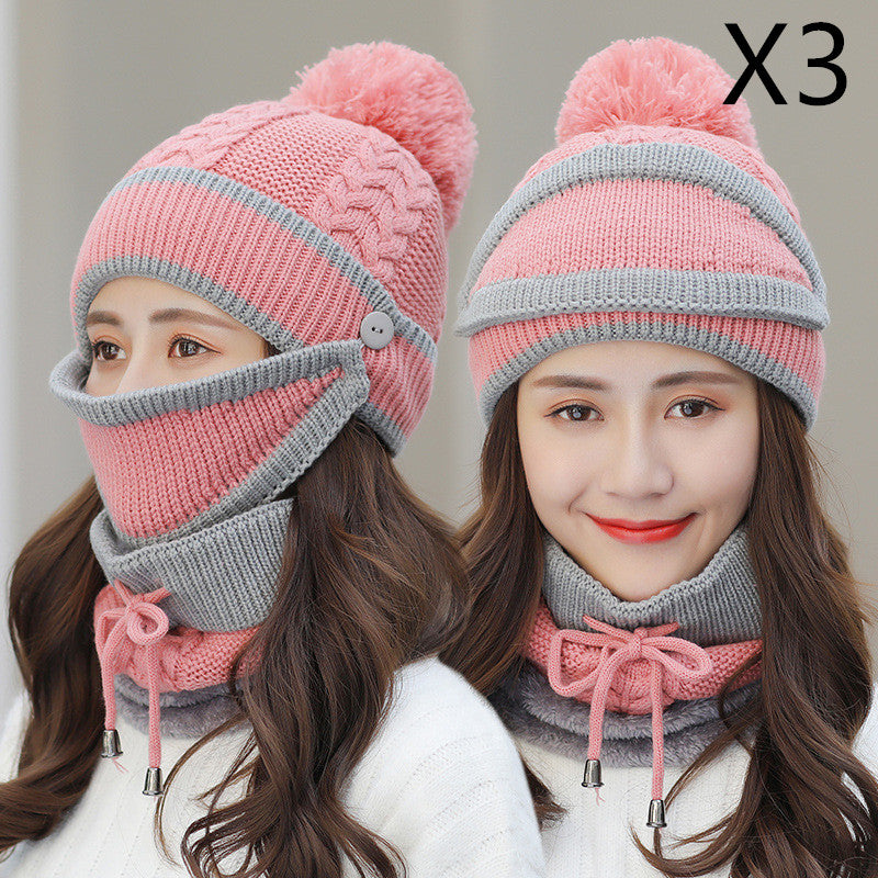 Cute and warm ladies cycling ear caps