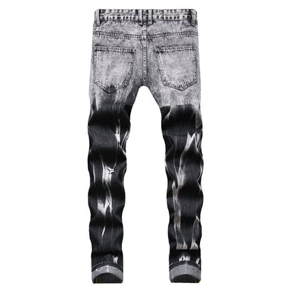 S.M. Straight Ripped Multi-craft Pants