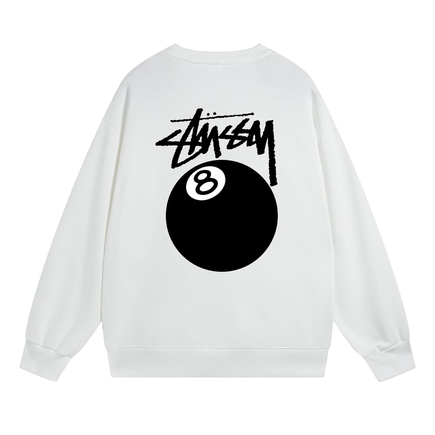 S.M.  STUSSY BRAND 8-Ball Winter Pullover