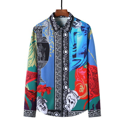 S.M. Men's Ouma Court Style Printed Shirts