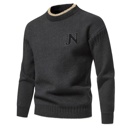 S.M.  Trendy  Warm Knitted  Sweater