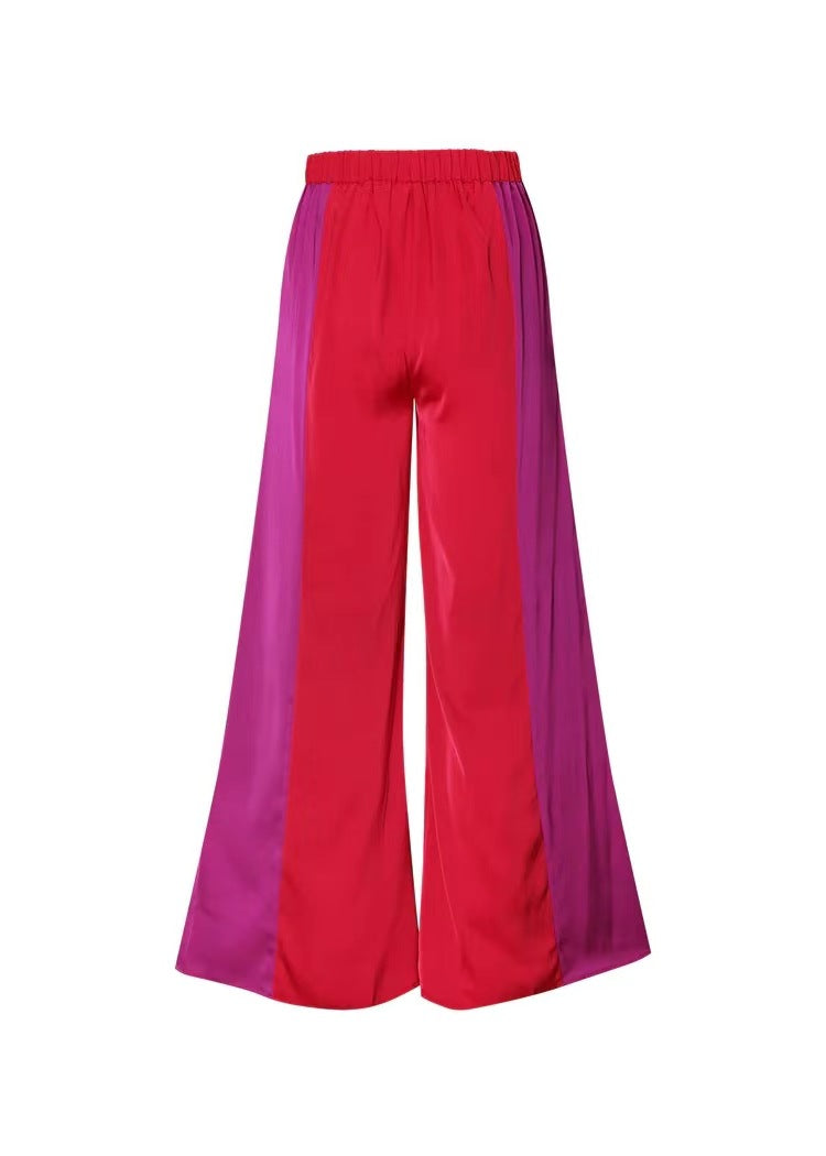 S.W.    Solid Color Top Pants Suit