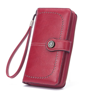 S.B. Stylish Retro Minimalism Long Wallet