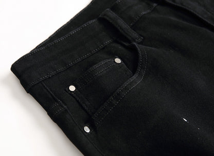 S.M. Elastic Denim Slim Fit Men's Pants