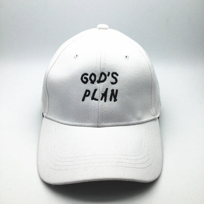 S.H. God's Plan Embroidered cotton baseball cap