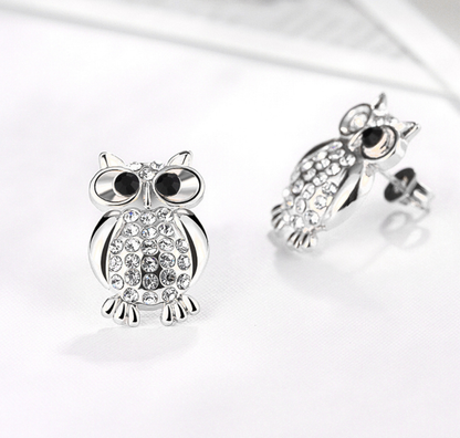 Fashion earrings owl earrings  stud earrings