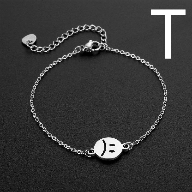 Stainless Steel Simple Jewelry Creative Trend Hip-hop Bracelet