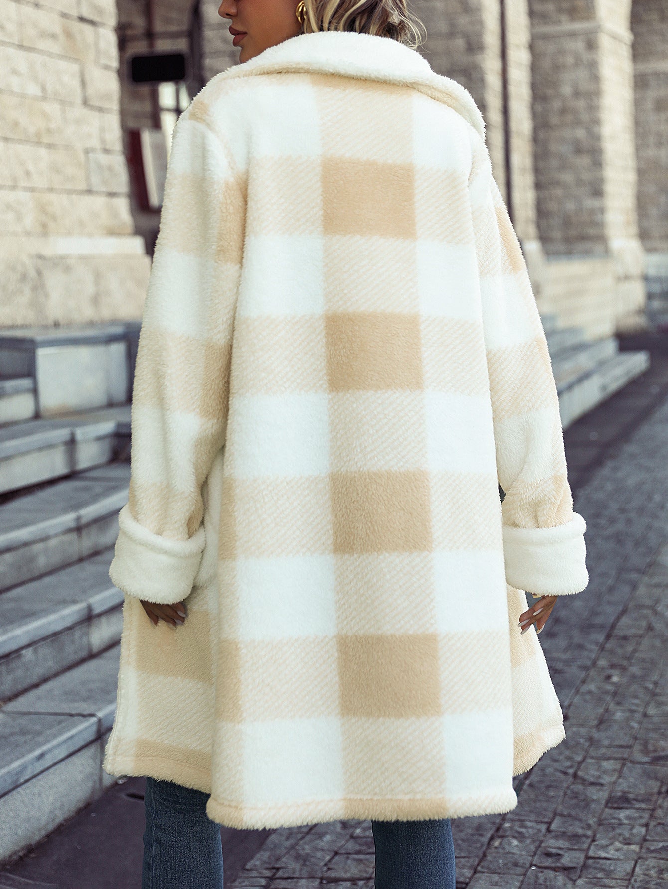 S.W. Coat New Plaid Printed Coat