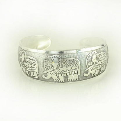 Elephant Tibetan Tibet Silver Plated Bracelets