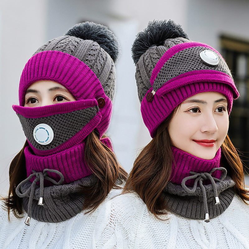 Cute and warm ladies cycling ear caps