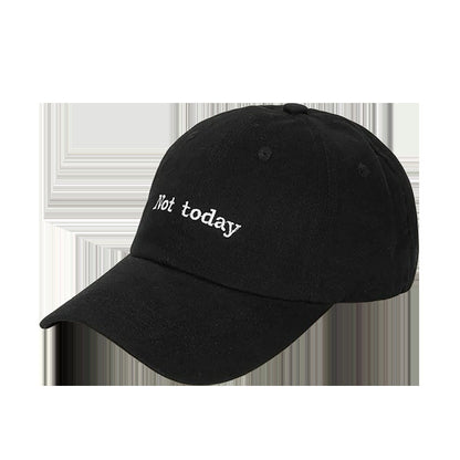 Embroidered Letter Cotton Baseball Cap