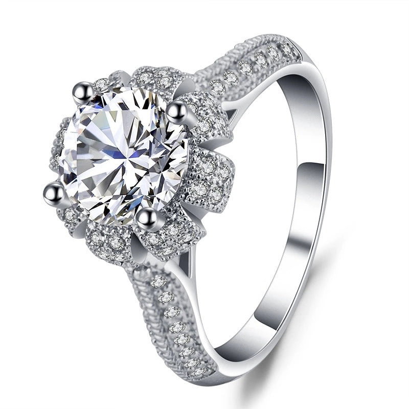 F.J.C. Explosion Jewelry women's engagement Ring