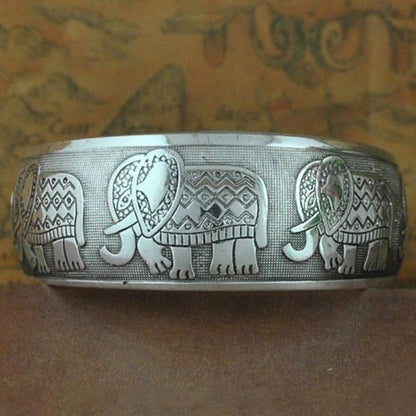 Elephant Tibetan Tibet Silver Plated Bracelets