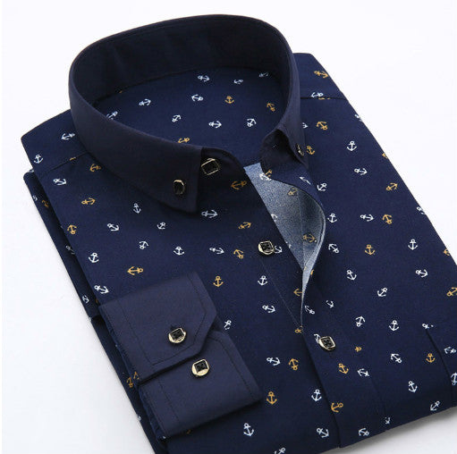 S.M.  Mens Floral Print Shirts