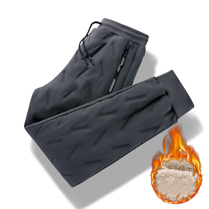 S.M. winter Windproof joggers With Zip Pocket.