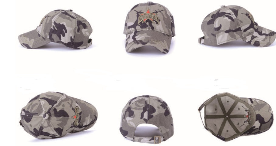 S.H. The New Soldier Retro Camo Baseball Outdoor hat
