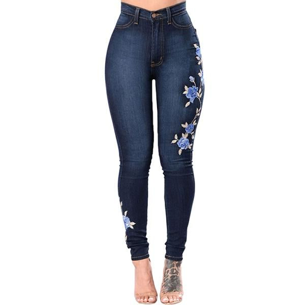 S.W. Women's Ripped skinny Denim Jeans