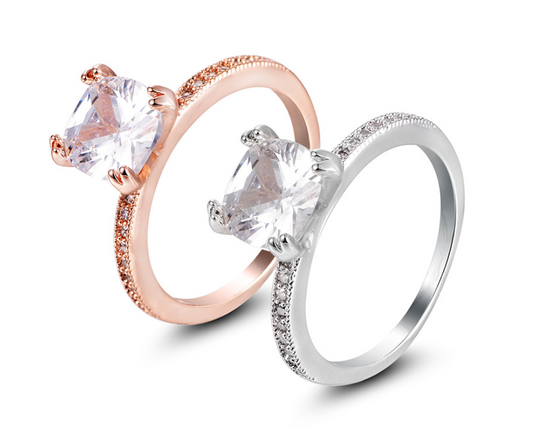 Explosion models zircon ring women's jewelry AliExpress Europe and America diamond ring