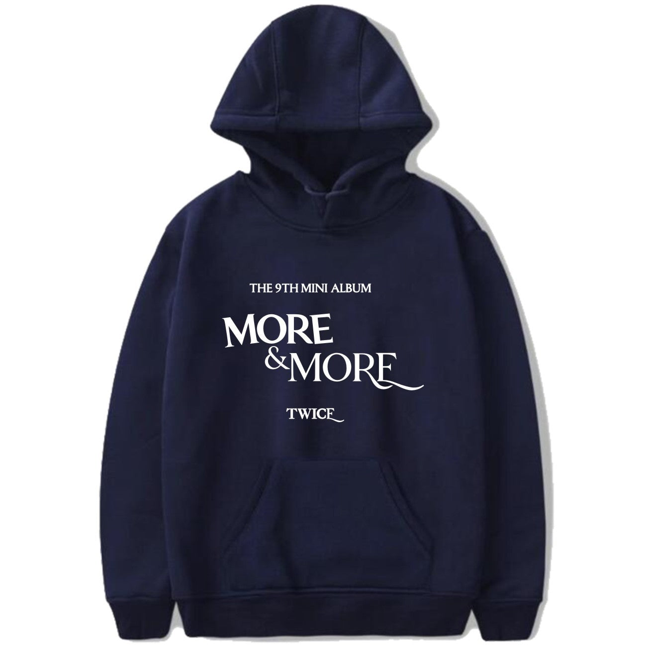 S.M. "MORE & MORE" Letter print Pullover hoodie Men's And Women's S.W.