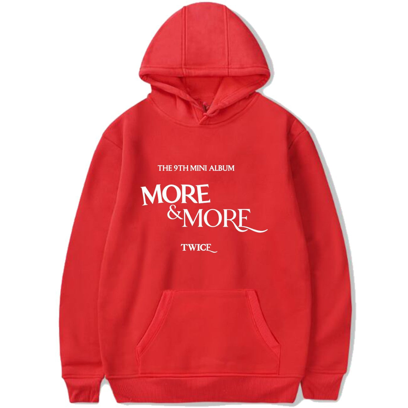 S.M. "MORE & MORE" Letter print Pullover hoodie Men's And Women's S.W.