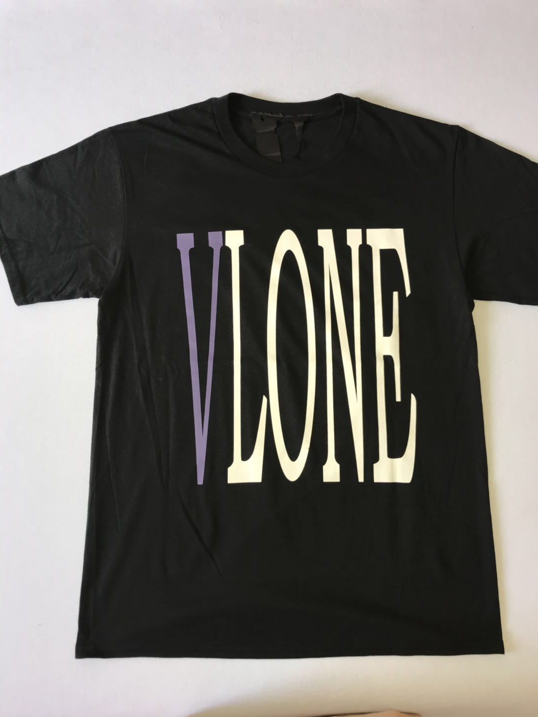 V Classic Short Sleeve Cotton Vlone Hip Hop Rap T-Shirt Vlone Hip Hop Rap T-Shirt