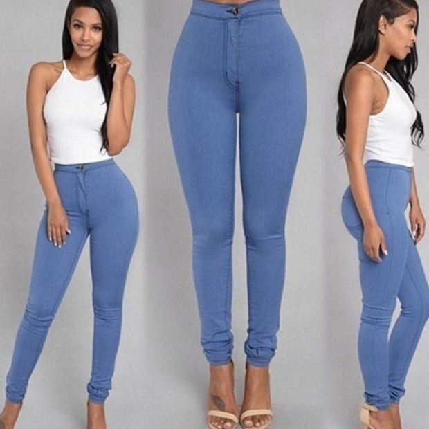 S.W. Fashion elastic jeans women leggings ladies