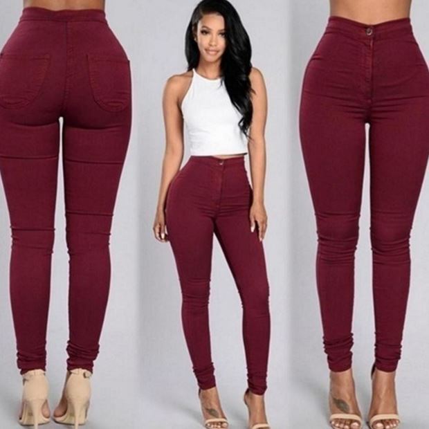 S.W. Fashion elastic jeans women leggings ladies