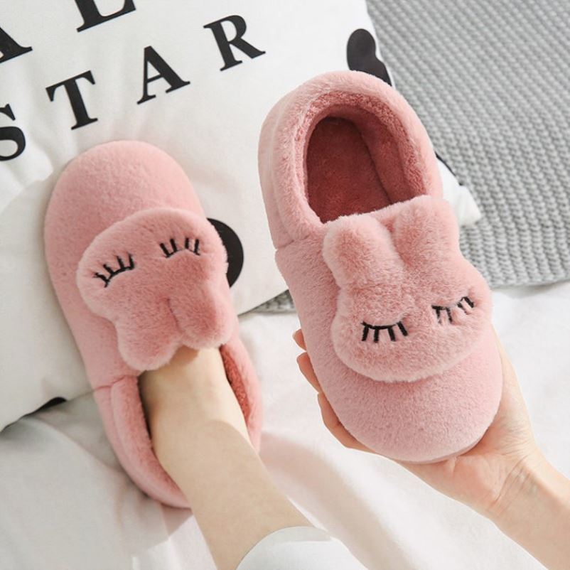 women Slides Cartoon Home Slippers Rabbit Slip