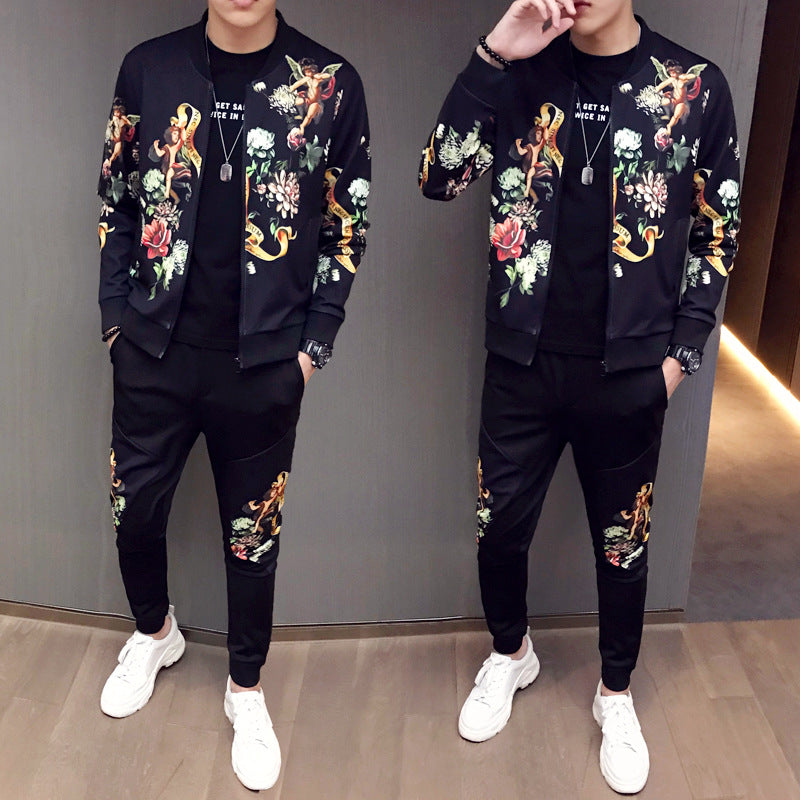 S.M. New big and tall  Tracksuit  Men's 2 Piece Sets