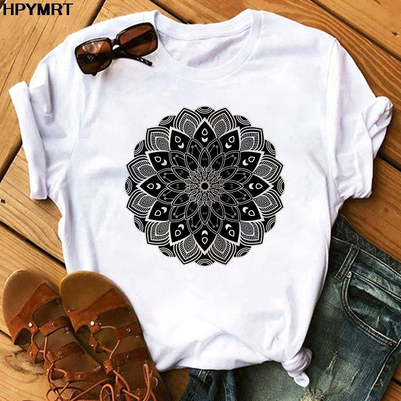 S.W. Printed T-Shirt For Women