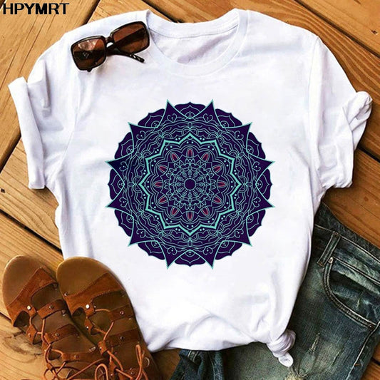 S.W. Printed T-Shirt For Women