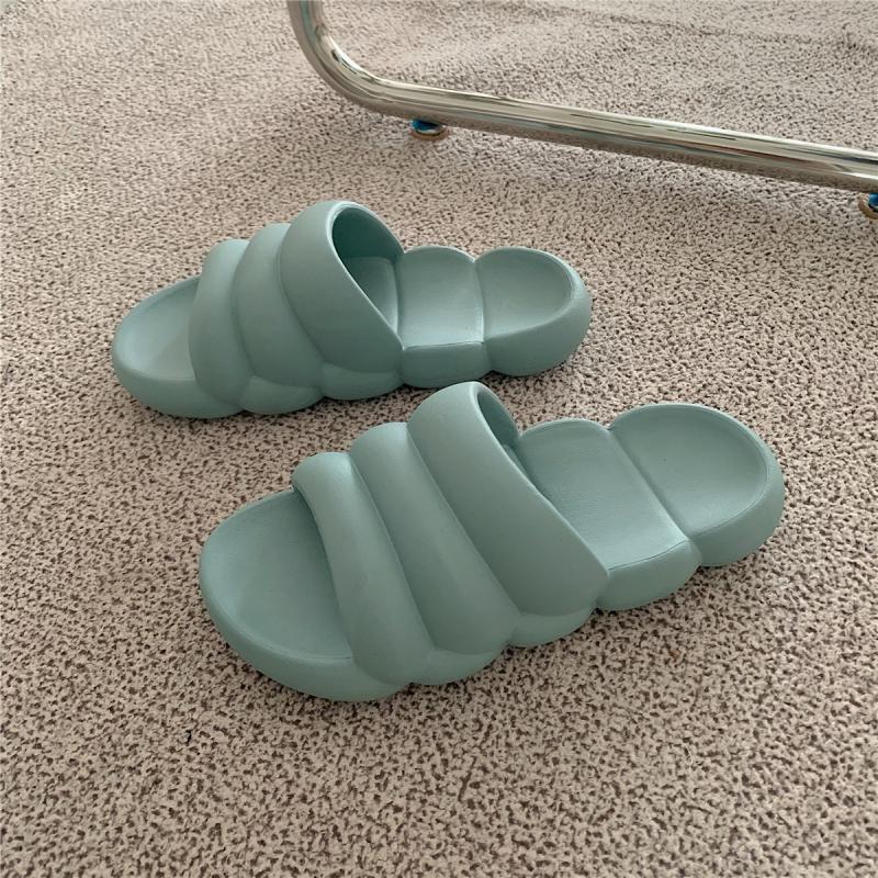 Summer Home Flat Slippers Women Non-Slip Bathroom Slides Indoor Soft