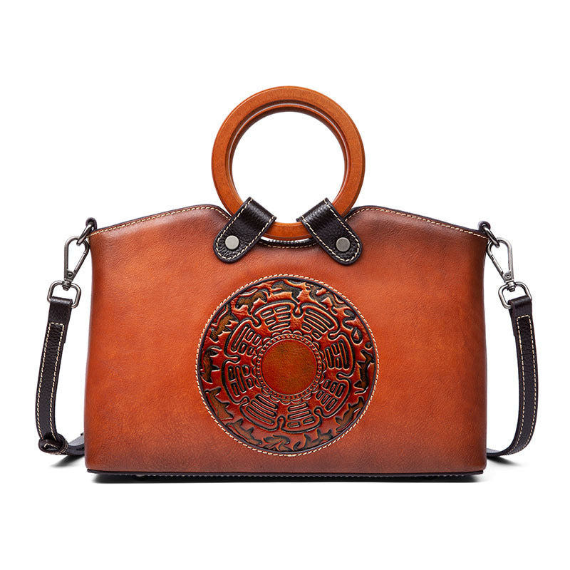 S.B. Fashion Vintage Genuine Leather Womens Handbags For Women Shoulder Bag