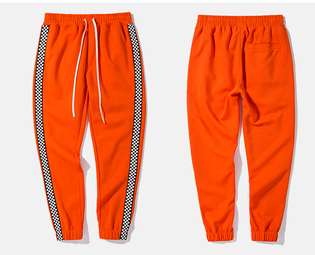 F.J.C. S.M.  Original Checkered Stripe Sweatpants