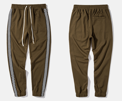 F.J.C. S.M.  Original Checkered Stripe Sweatpants