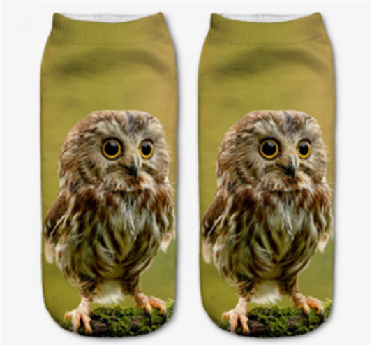 Cartoon Three-Dimensional Socks Animal Print Socks