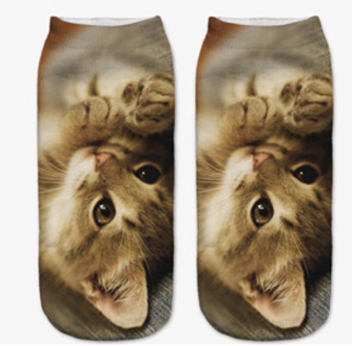 Cartoon Three-Dimensional Socks Animal Print Socks