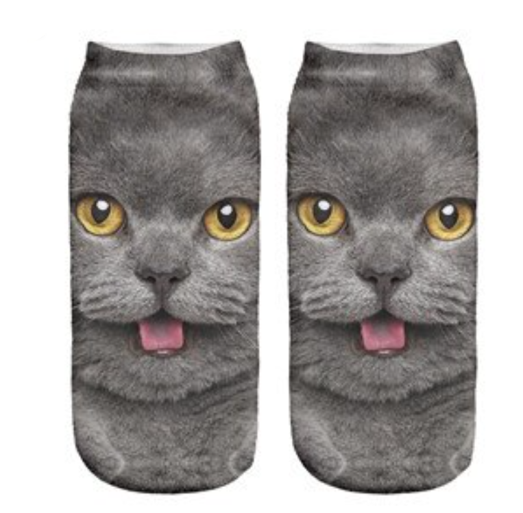 Cartoon Three-Dimensional Socks Animal Print Socks