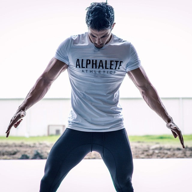 S.M. Men's ALPHALETE short-sleeved T-shirts