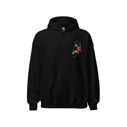 S.M.  Simple Flower Design Hoodie