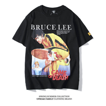 S.M.  "Bruce Lee"  Short Sleeved  T-shirt