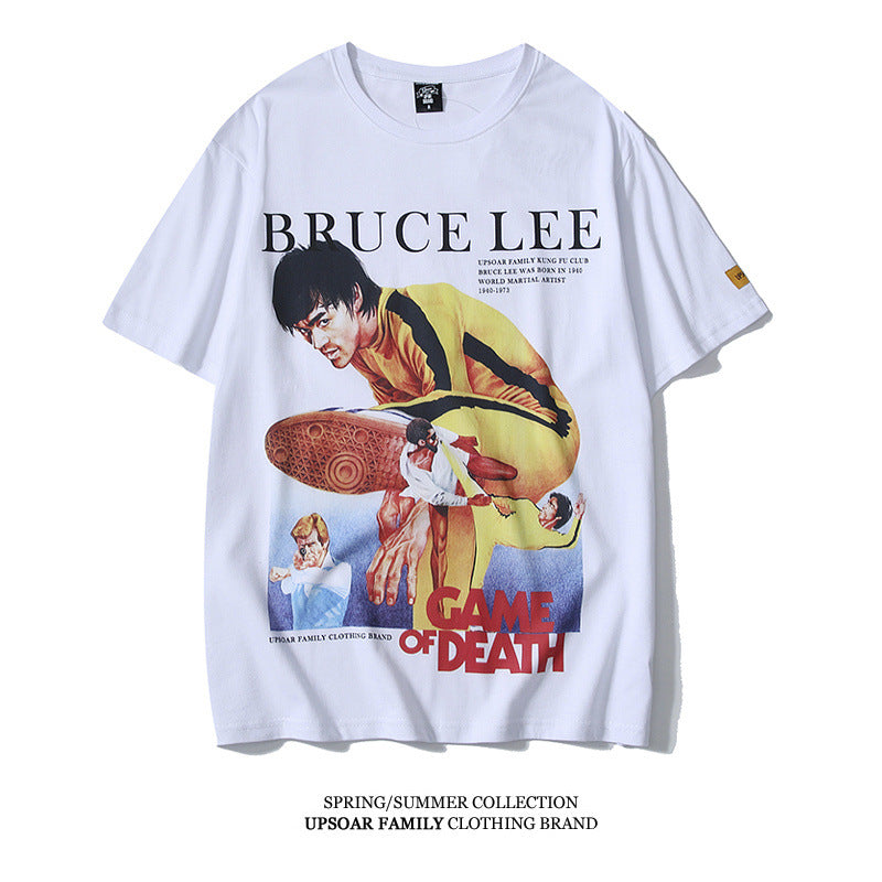 S.M.  "Bruce Lee"  Short Sleeved  T-shirt