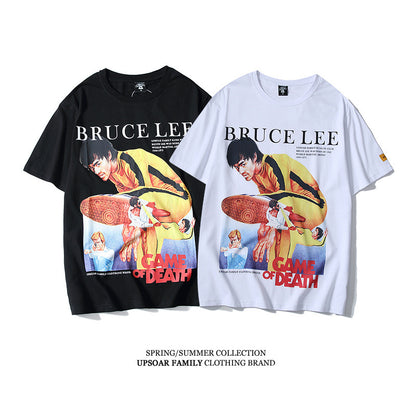 S.M.  "Bruce Lee"  Short Sleeved  T-shirt