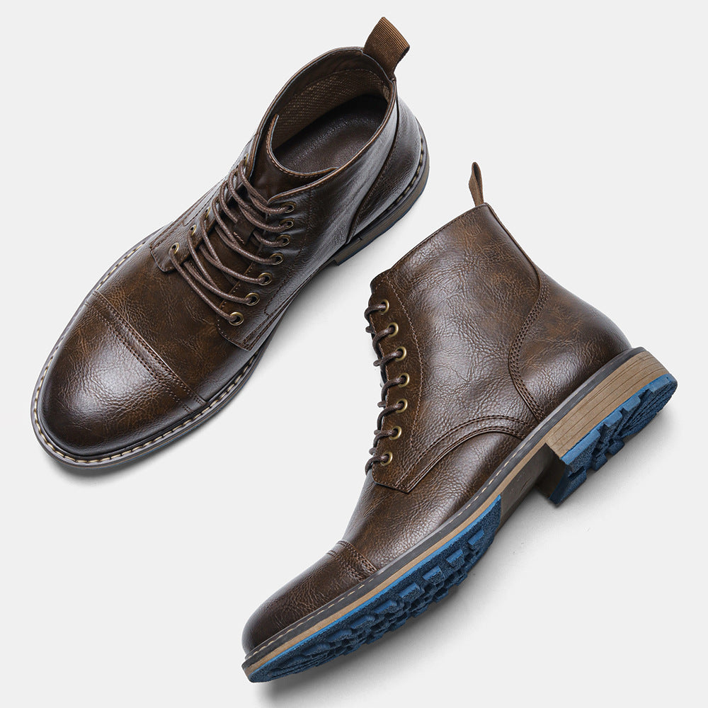 Workwear Shoes, Men's Retro Vintage Vintage Martin Boots