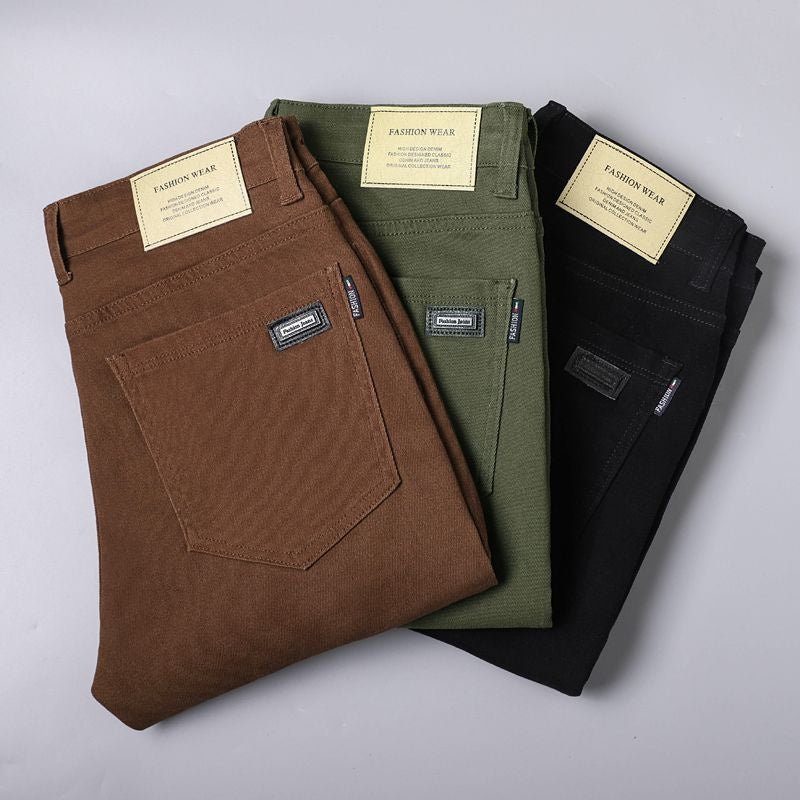 F.J.C.   S.M.  Straight Stretch Comfortable men's Pants