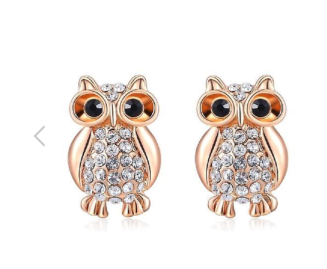 Fashion earrings owl earrings  stud earrings