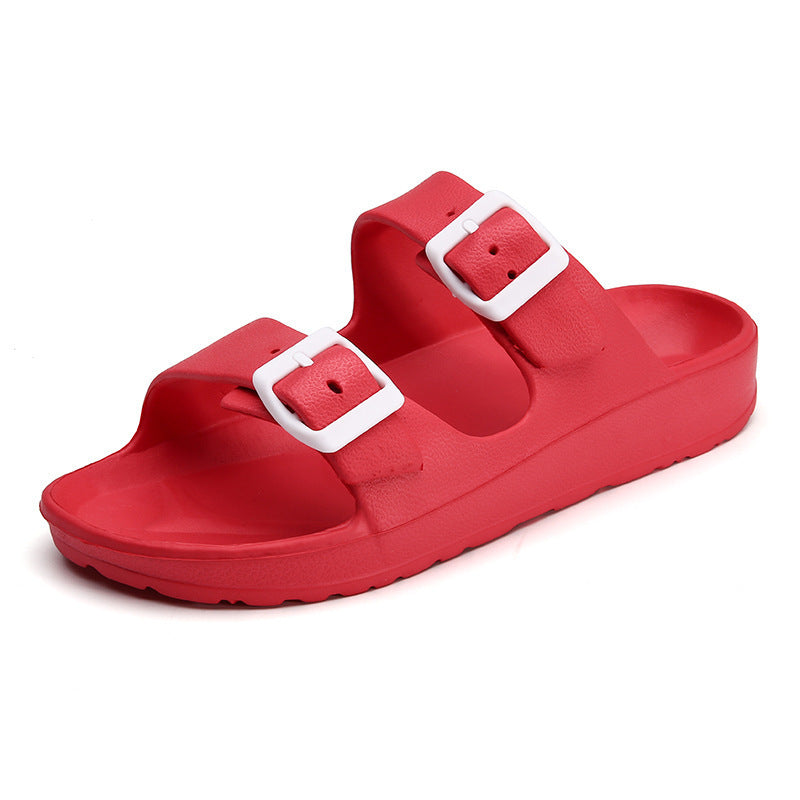 New summer couple sandals women's fashion trend outdoor casual flip-flop shoes multiple colors