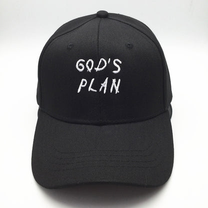 S.H. God's Plan Embroidered cotton baseball cap