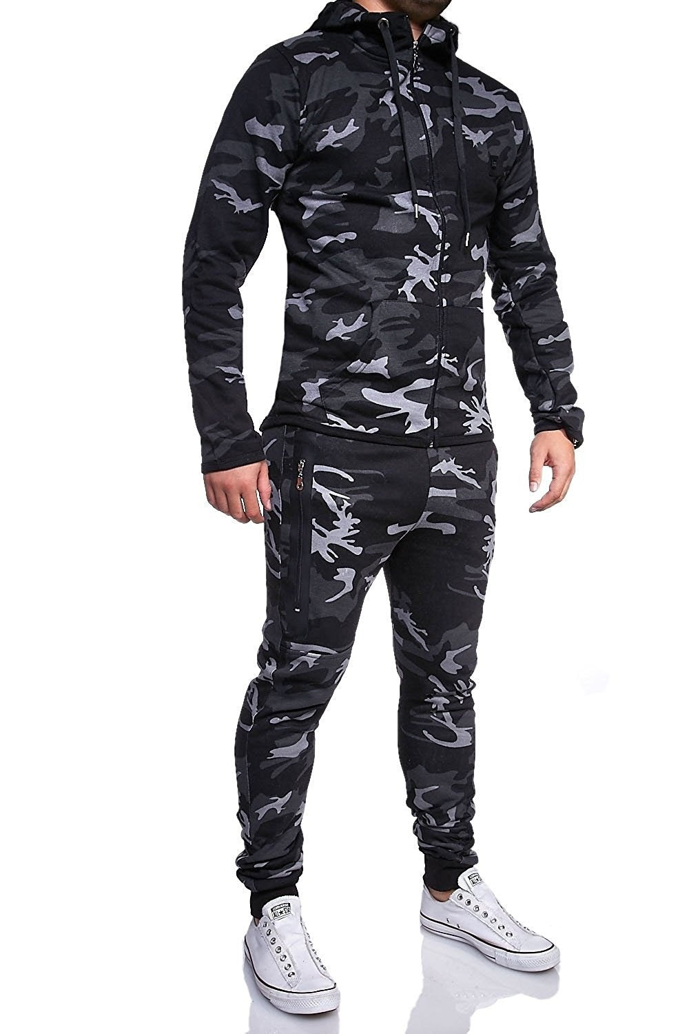 F.J.C. S.M. Men's Camouflage sweatpants suit