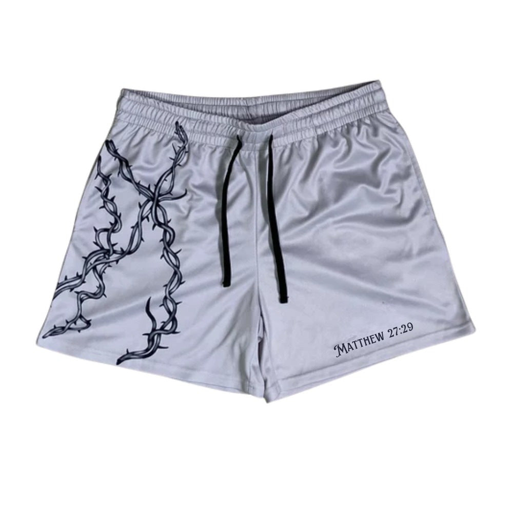 S.M. Men's beach pants Summer 3D digital print casual summer shorts